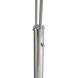 Marilyn 90 inch 60 watt Polished Chrome and Black Arc Floor Lamp Portable Light