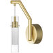 Olinda LED 5 inch Satin Gold Wall Light
