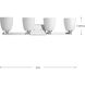Fleet 4 Light 32 inch Polished Chrome Bath Vanity Wall Light