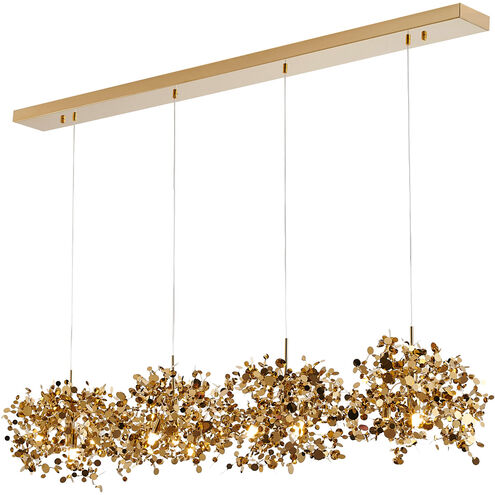 Canada 12 Light 63 inch Gold Island Lighting Ceiling Light