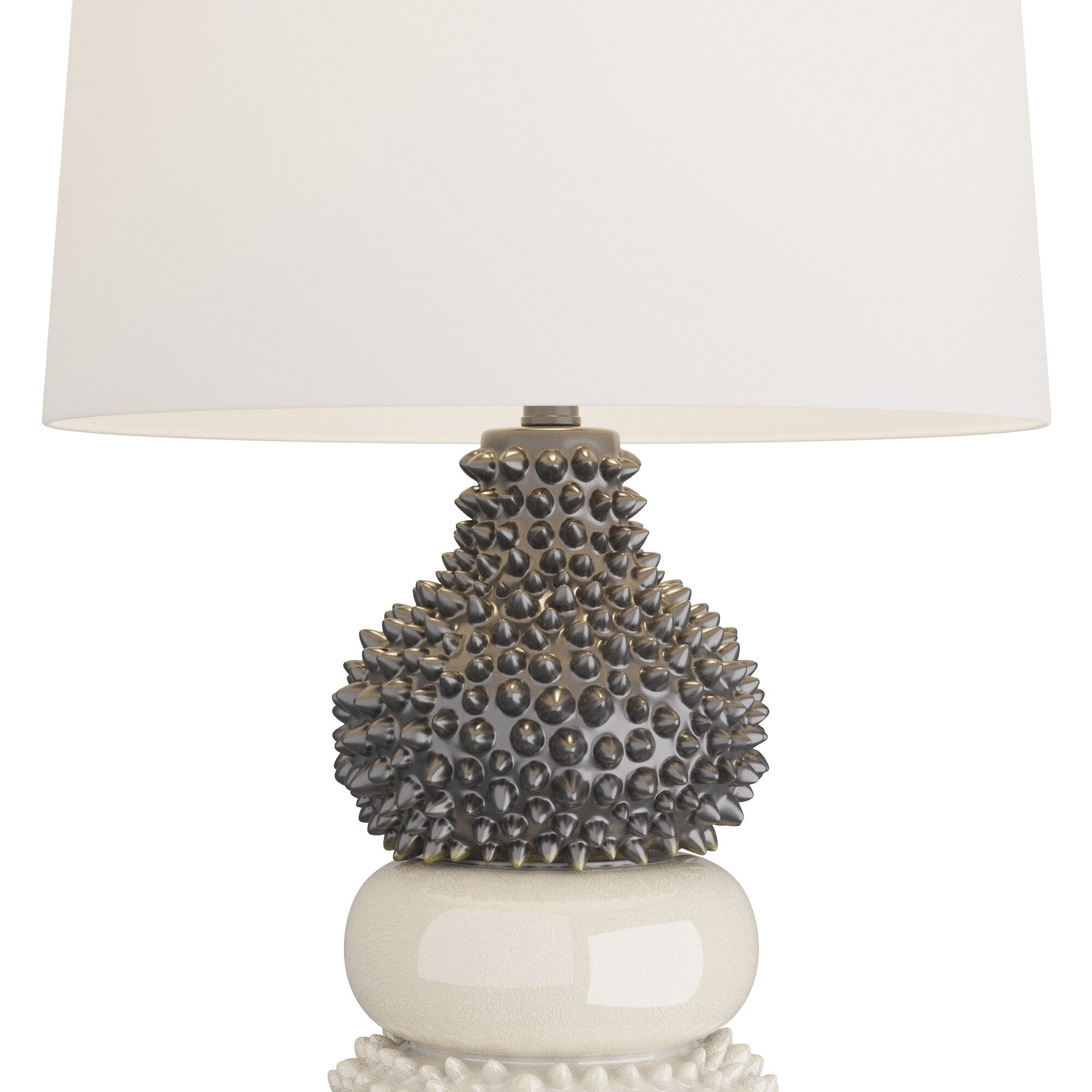 Ivory crackle lamp on sale