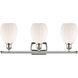 Ballston Eaton 3 Light 26 inch Polished Nickel Bath Vanity Light Wall Light, Ballston