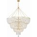 Rylee 24 Light 60 inch Antique Gold Chandelier Ceiling Light