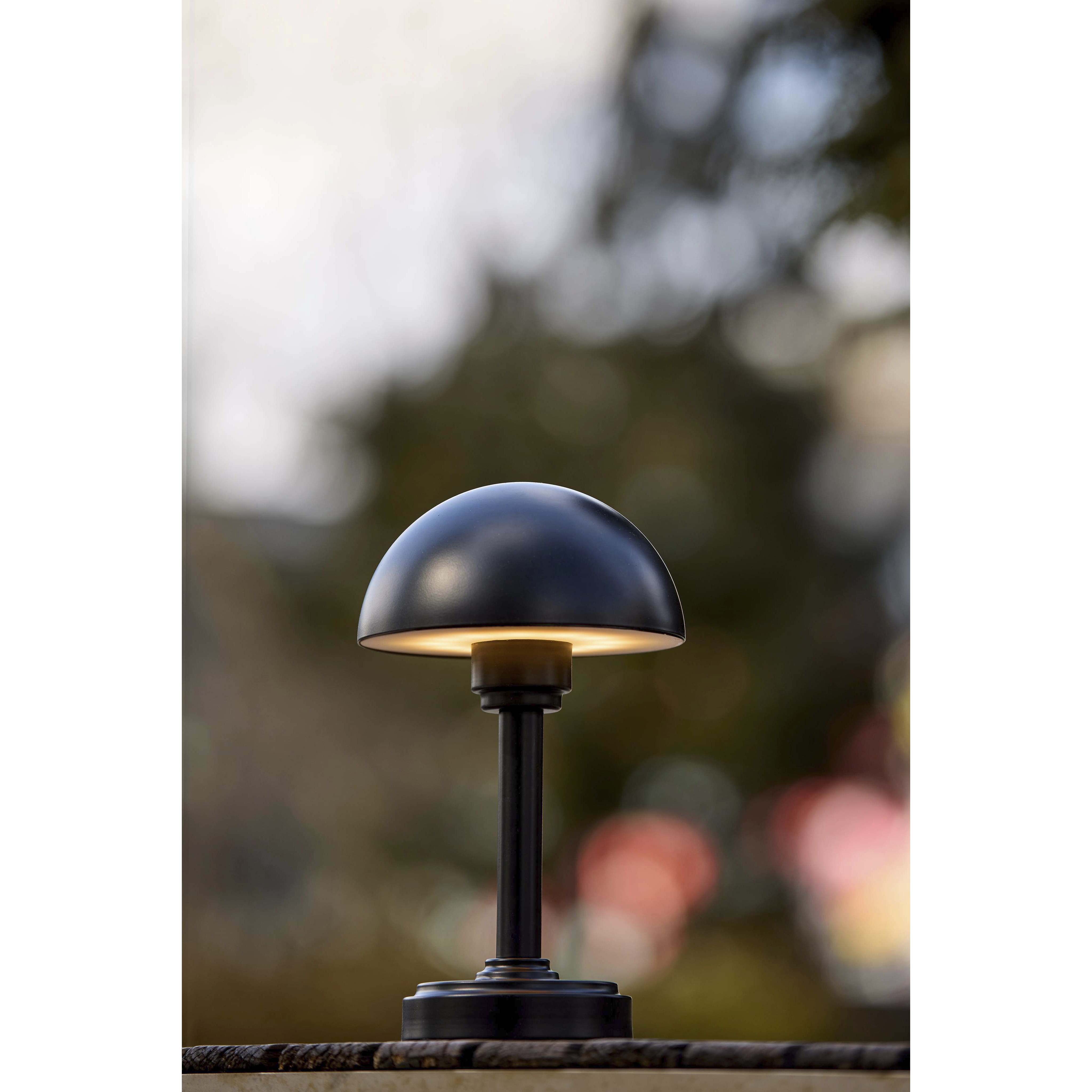 Ollie 12.5 inch 2.00 watt Black Cordless Table Lamp Portable Light