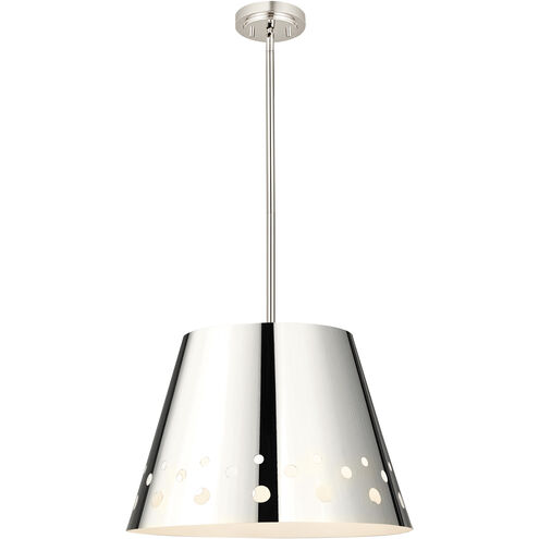 Katie 1 Light 18 inch Polished Nickel Chandelier Ceiling Light