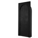 Larcin 74 X 36 inch Matte Black Mirror