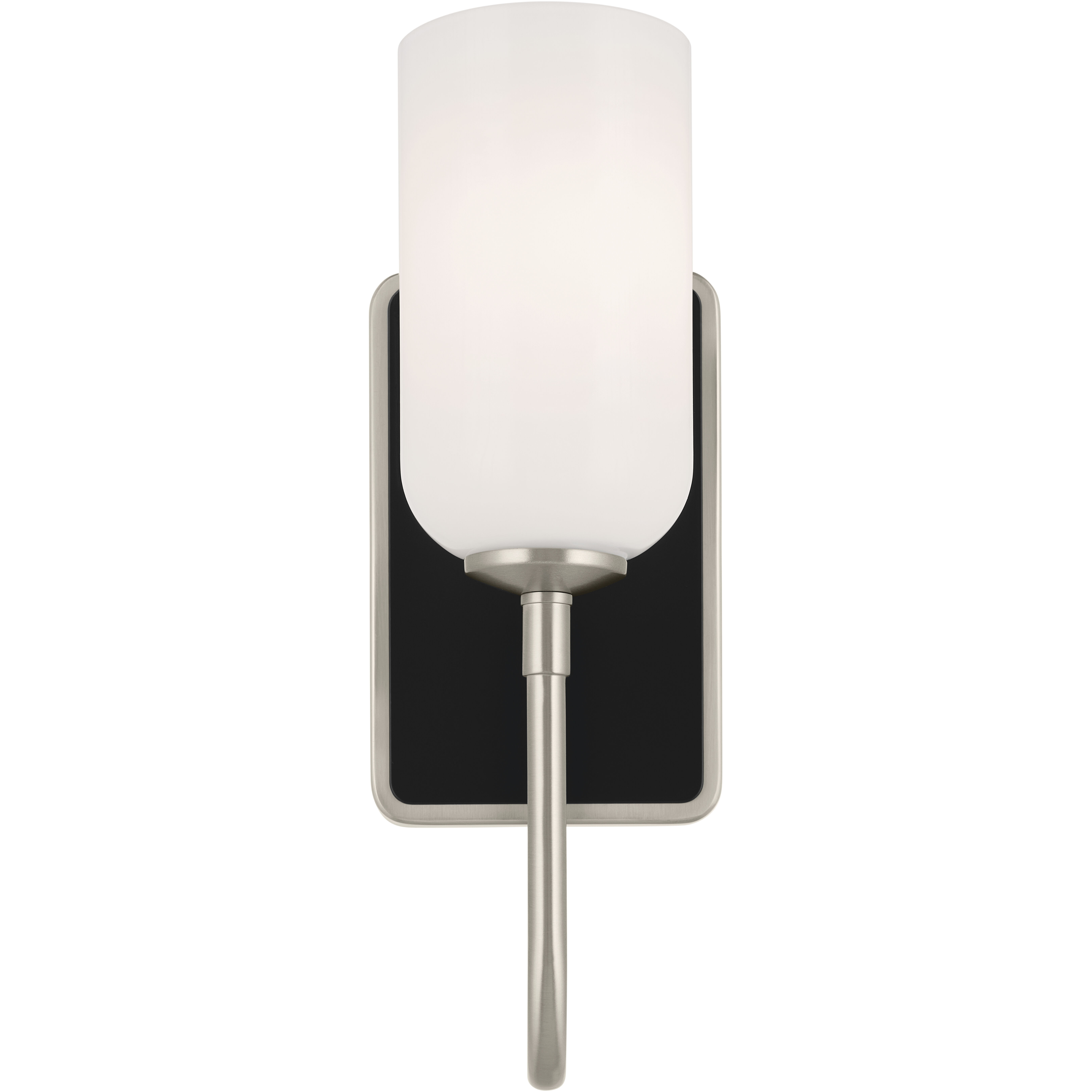 Solia LED 5 inch Brushed Nickel with Black Wall Sconce Wall Light