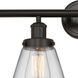 Cone 4 Light 33.5 inch Oil Rubbed Bronze Bath Vanity Light Wall Light