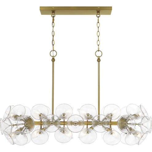 Winter 12 Light 39 inch Soft Brass Island Chandelier Ceiling Light