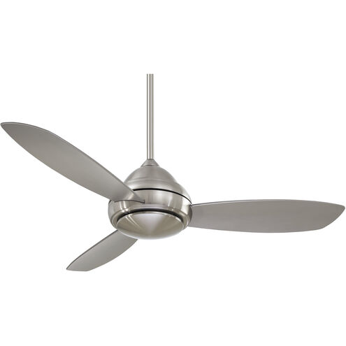 Concept I 52 inch Brushed Nickel with Silver Blades Ceiling Fan