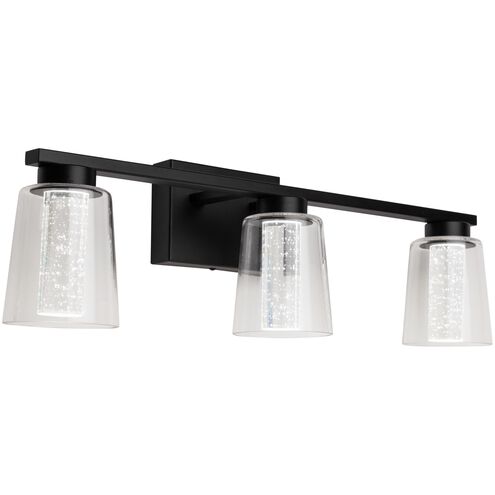 Dalton LED 24 inch Black Bathroom Vanity Wall Light