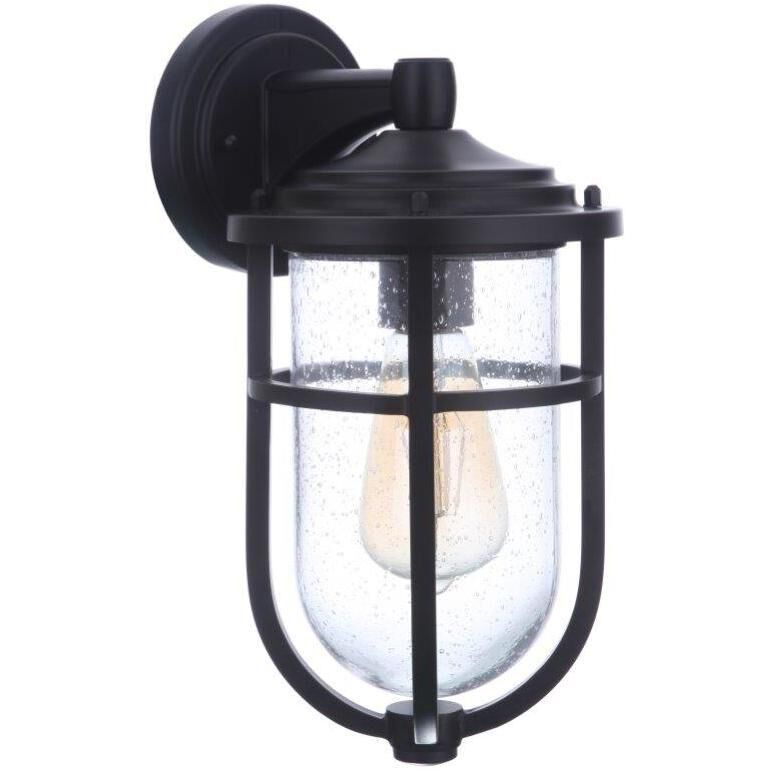 Voyage 1 Light 13 inch Midnight Outdoor Wall Lantern