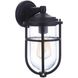 Voyage 1 Light 13 inch Midnight Outdoor Wall Lantern