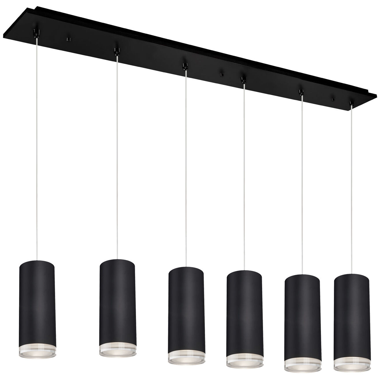 Cameo Multi Pendant Ceiling Light in Black