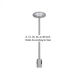 Flexrail 1 Platinum Track Accessory Ceiling Light in 48in, 48in