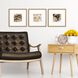 Geometrics Collection Brown Framed Art