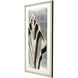 Modern Shell Sepia and Metallic and Neutral Framed Art, The Studio
