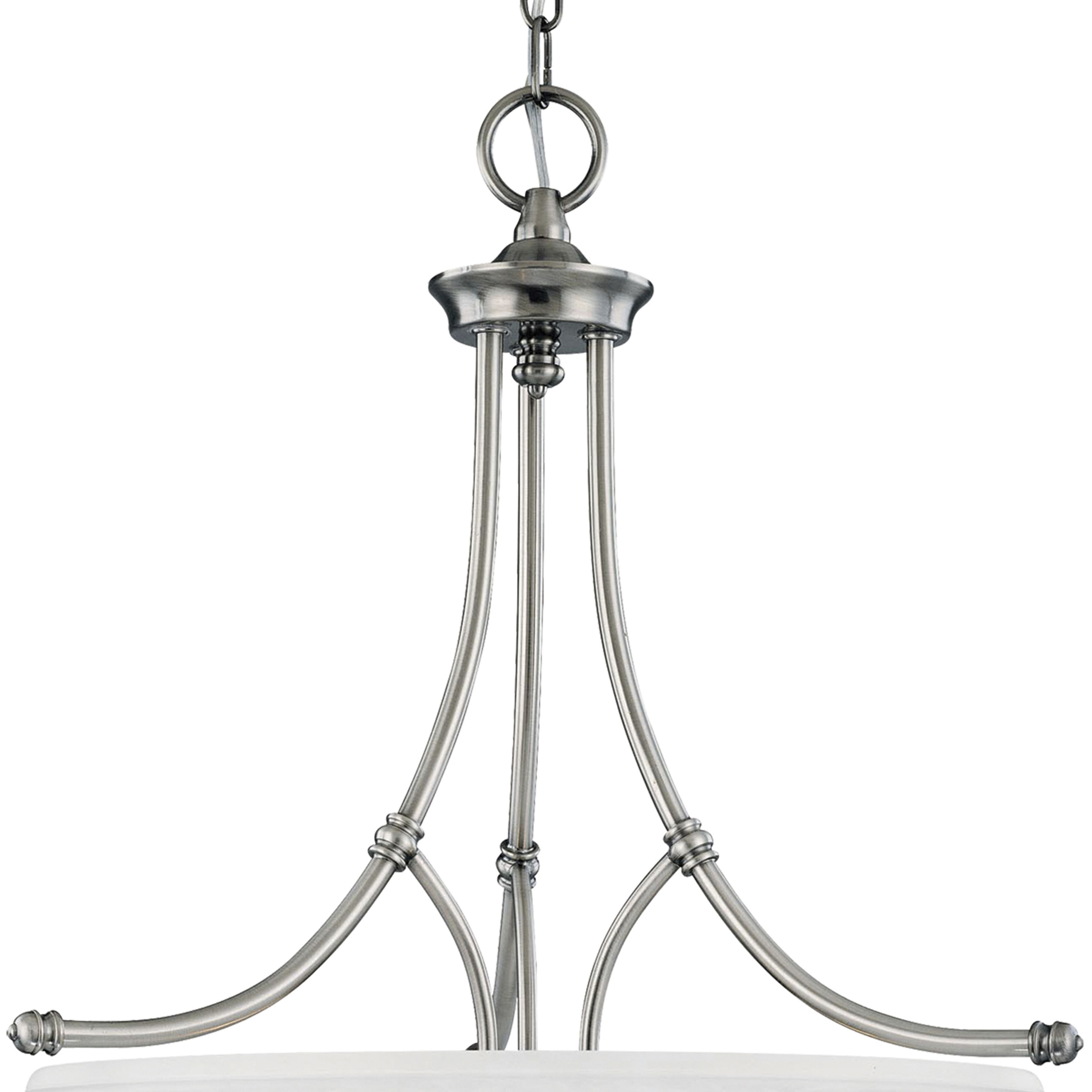 Harmony 3 Light 21 inch Satin Pewter Pendant Ceiling Light