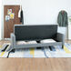 Small Biscuit Tufted Gray Sofa