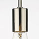 Beacon 1 Light 14 inch Polished Nickel Flush Mount Ceiling Light
