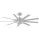 Odyn Custom Matte White Fan Motor, Blades Sold Separately
