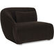 Amelia Dark Brown Sofa, Left