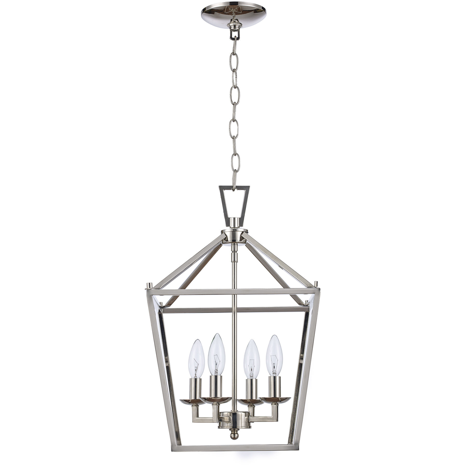 Lacey 4 Light 12 inch Polished Chrome Pendant Ceiling Light
