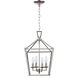 Lacey 4 Light 12 inch Polished Chrome Pendant Ceiling Light
