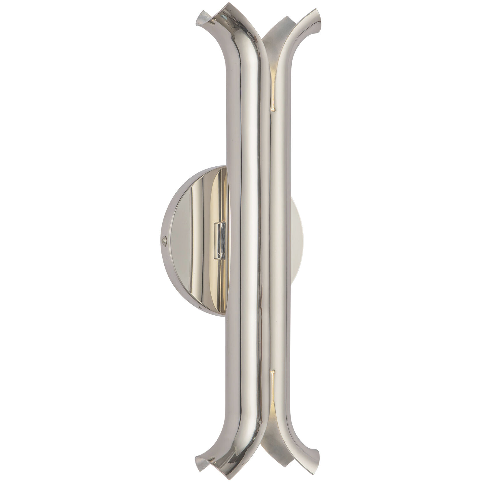 Husk Wall Sconce Wall Light in Polished Nickel