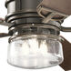 Lyndon 60 inch Olde Bronze with Medium Walnut Blades Ceiling Fan