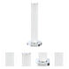 Quilla 20 inch 13.00 watt Chrome Table Lamp Portable Light
