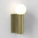 Ortona 1 Light 4.33 inch Matte Brushed Brass ADA Interior Wall Light