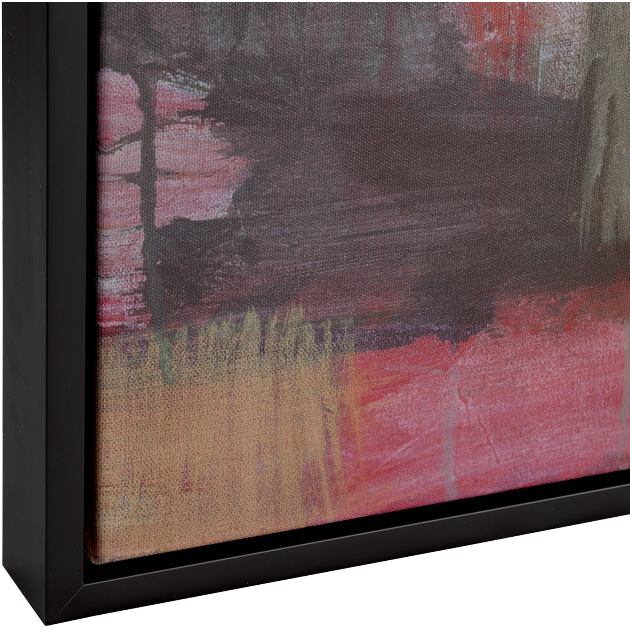 Geranium And Ginger 41.38 X 41.38 inch Abstract Art