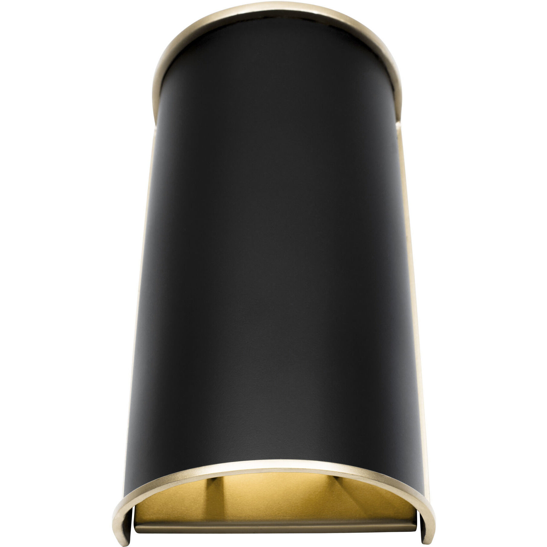 Coco Wall Sconce Wall Light in Matte Black/French Gold