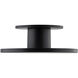 Twist-N-Lite LED 8 inch Black Semi-Flush Mount Ceiling Light