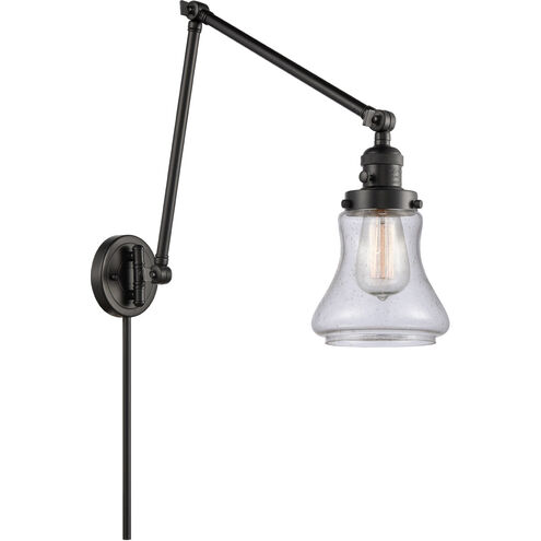 Bellmont 30 inch 60.00 watt Matte Black Swing Arm Wall Light, Franklin Restoration