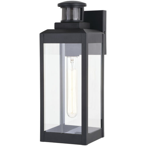 Kinzie Textured Black Outdoor Motion Sensor