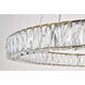 Monroe 32 inch Gold Chandelier Ceiling Light 