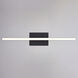Ashburn LED 24 inch Matte Black Bathroom Light Wall Light
