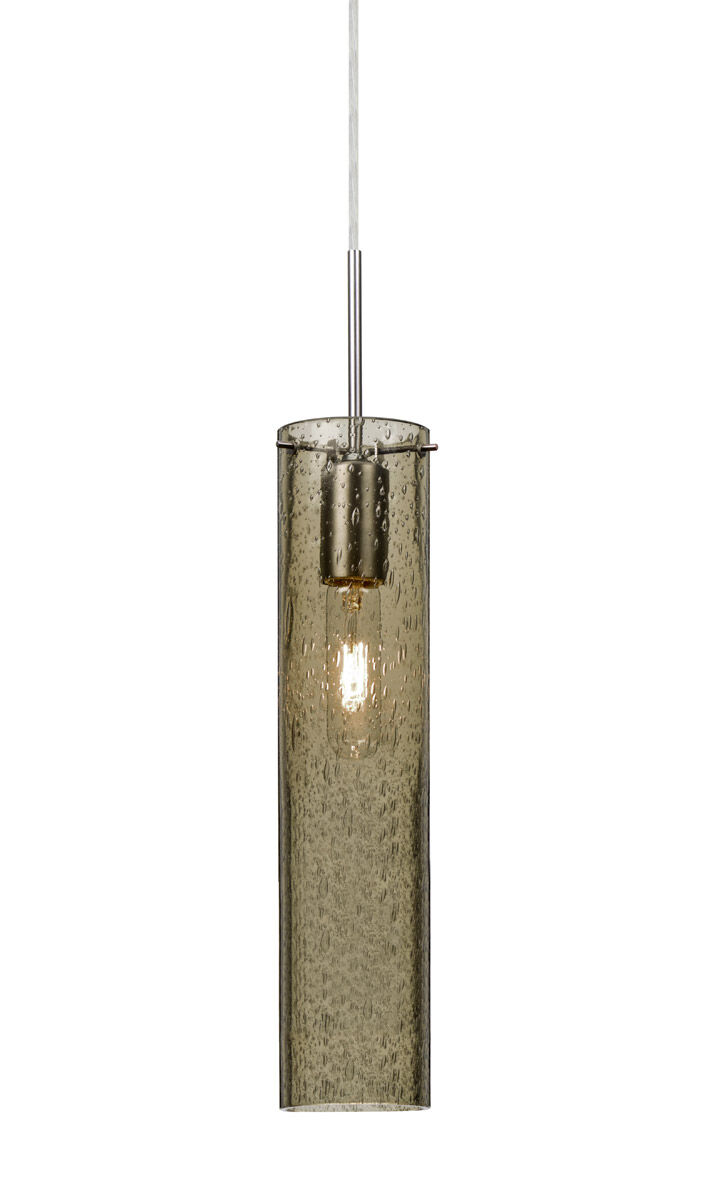 Bubble glass pendant light brushed nickel sale