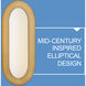 Emme LED 6 inch Heritage Brass Bath Wall Light
