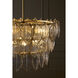 Amira 8 Light 30.25 inch Distressed Brass Chandelier Ceiling Light