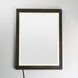 Sawyer 32 X 24 inch Walnut LED Mirror