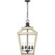 Haiden Pendant Ceiling Light in Antique Black Iron