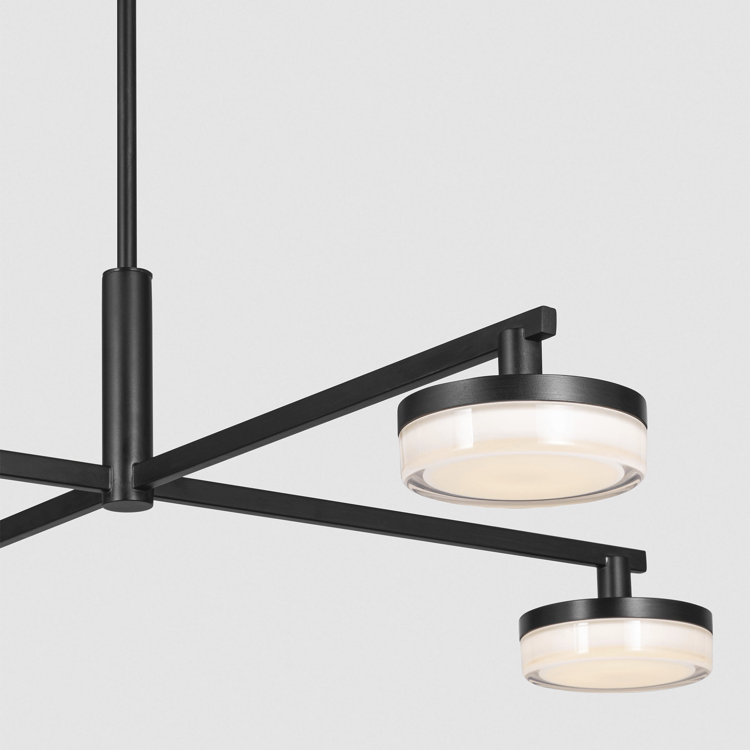 Sean Lavin Khan LED 44.88 inch Aged Iron Chandelier Ceiling Light