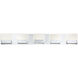 Sonic LED 37 inch Chrome Vanity Light Wall Light