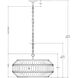 Centurion 6 Light 28.75 inch Satin Black Chandelier Ceiling Light