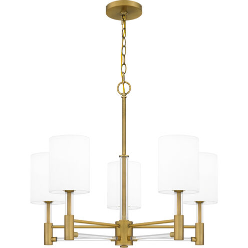 Gretchen 5 Light 26 inch Aged Brass Chandelier Ceiling Light