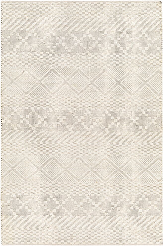 Santa Barbara 90 X 60 inch Cream Rug in 5 x 8, Rectangle