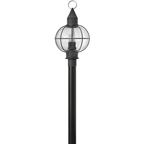 Cape Cod 4 Light 23.75 inch Aged Zinc Outdoor Post Mount Lantern, Extra Large